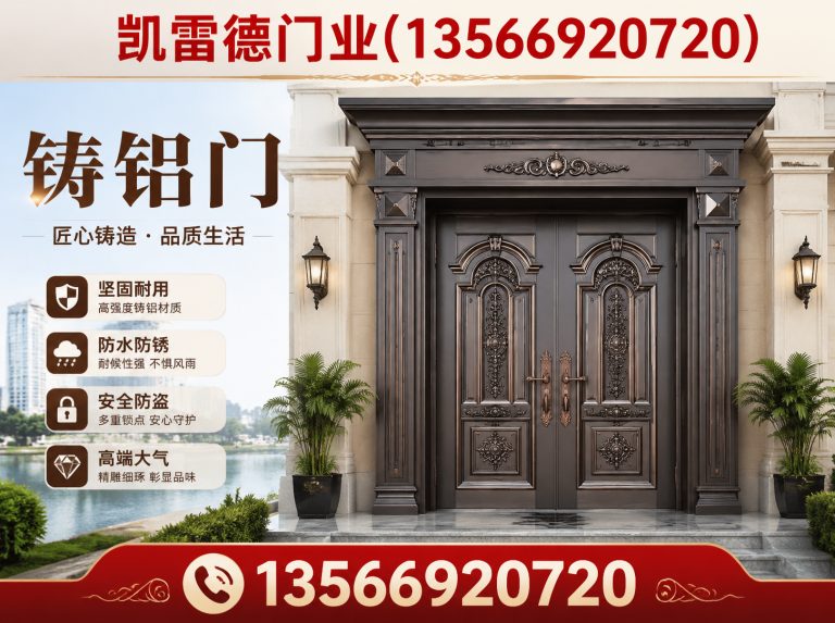 磐安县镁合金智能大门展示图